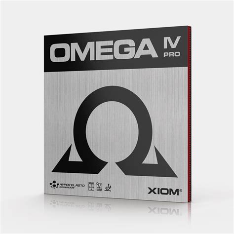 Xiom Omega IV Pro Table Tennis Rubber 